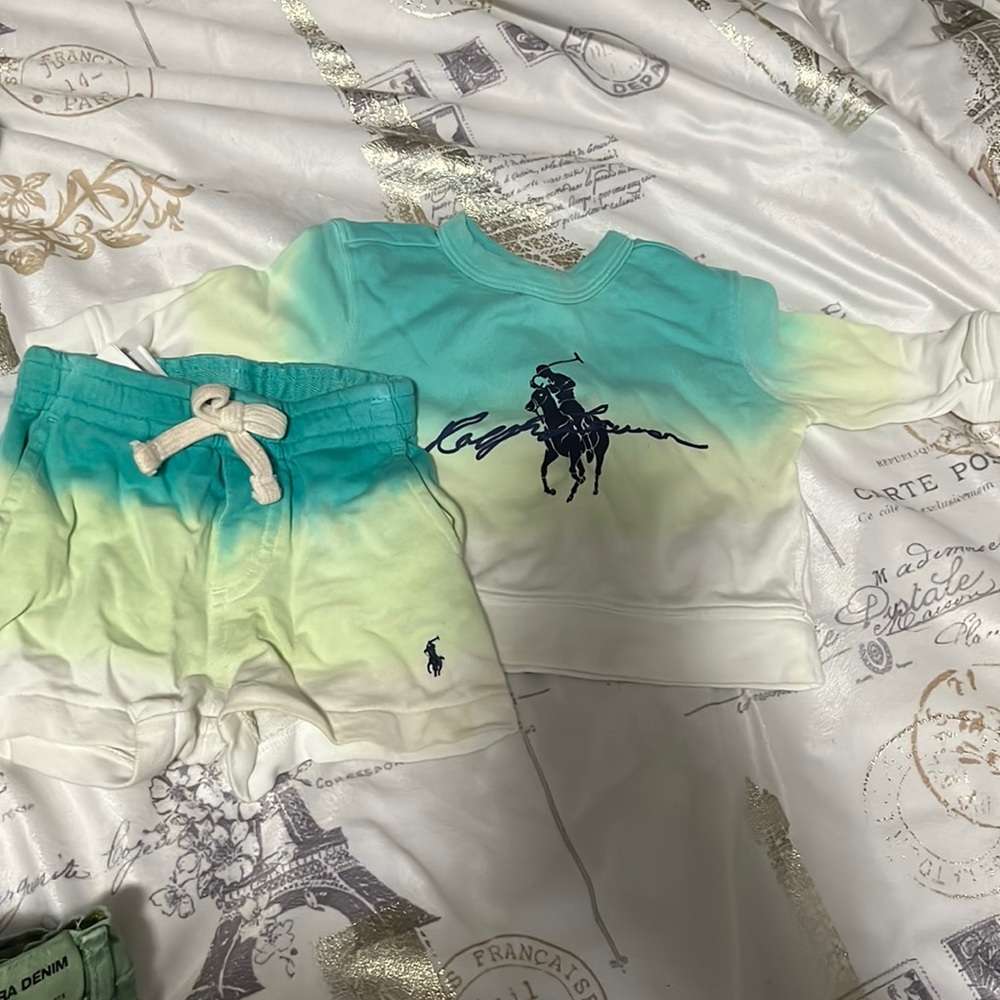 Babies polo Ralph Lauren shorts set